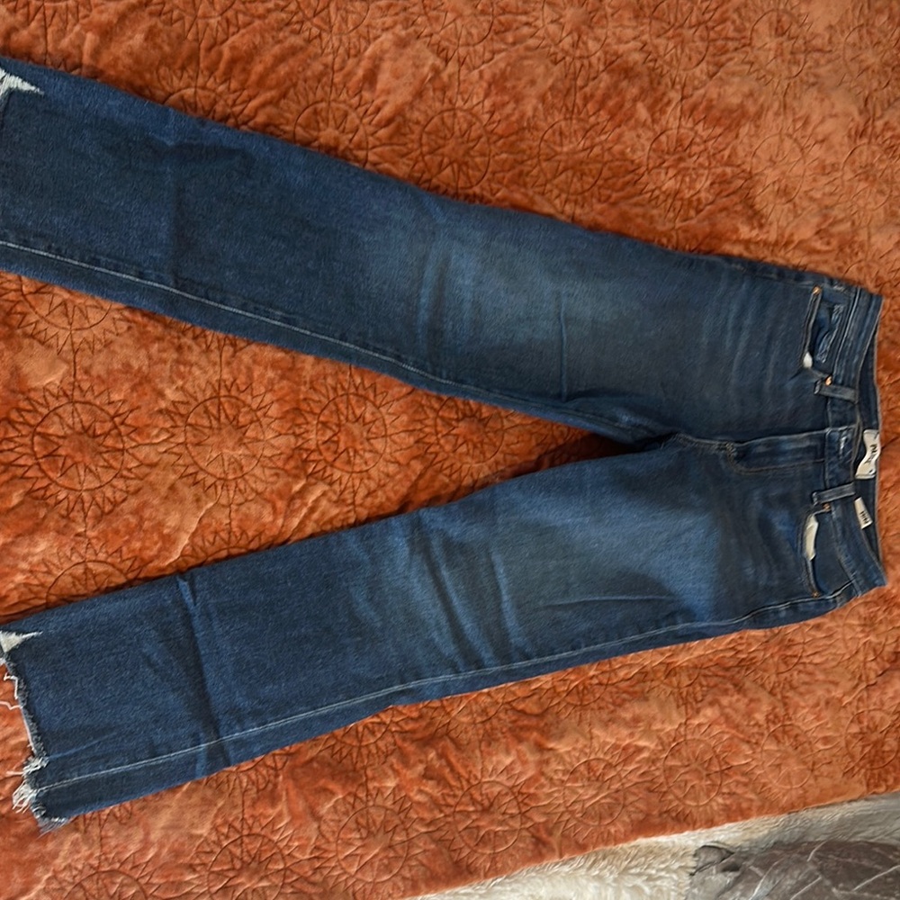 PAIGE Blue Boot Cut Jeans Classic Denim Style